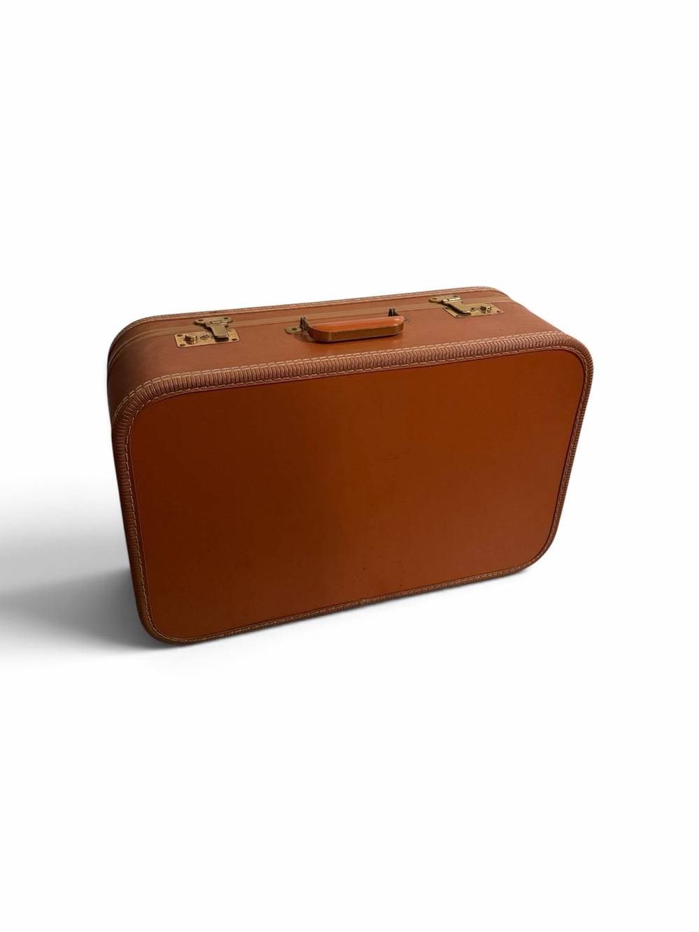 Vintage Starline Brown 21" Suitcase, Retro Luggage